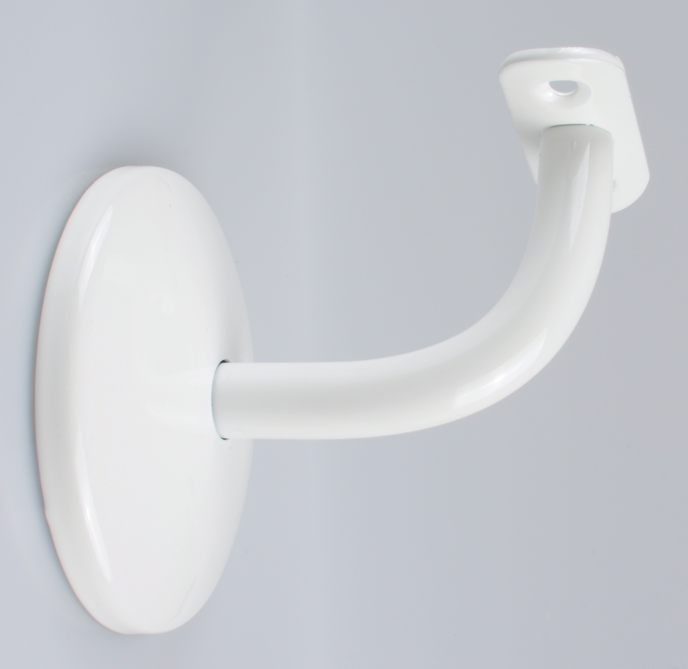 Produktbild von Handlaufhalter Weiß Mit Flexiblem Winkel